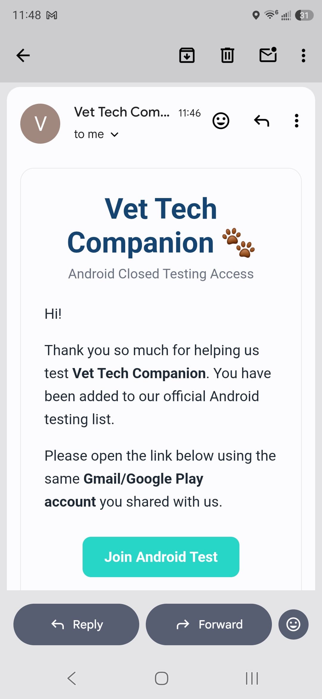 Step 1: Open the Email